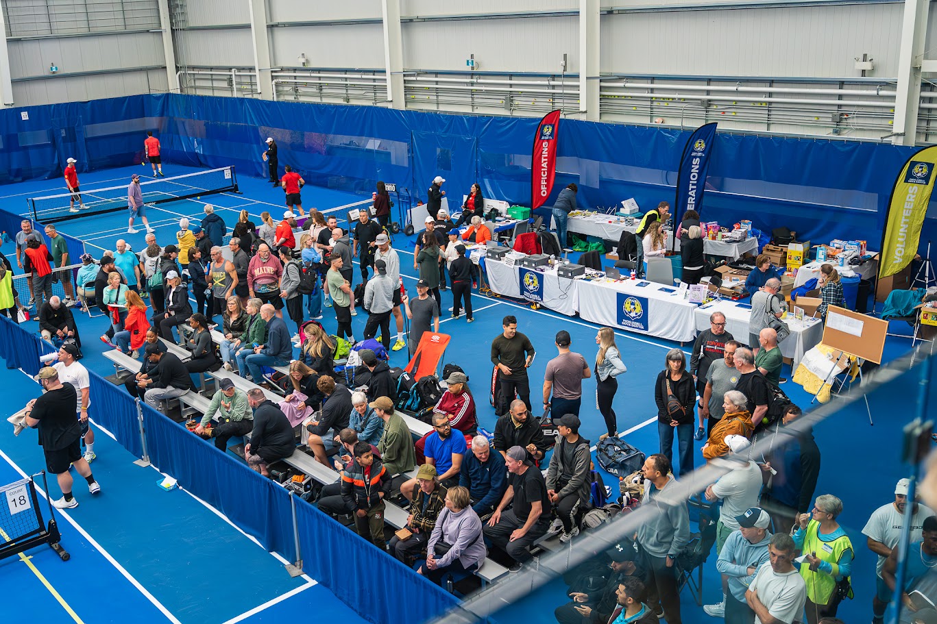 Image of people listening to opening speech during Atlantics